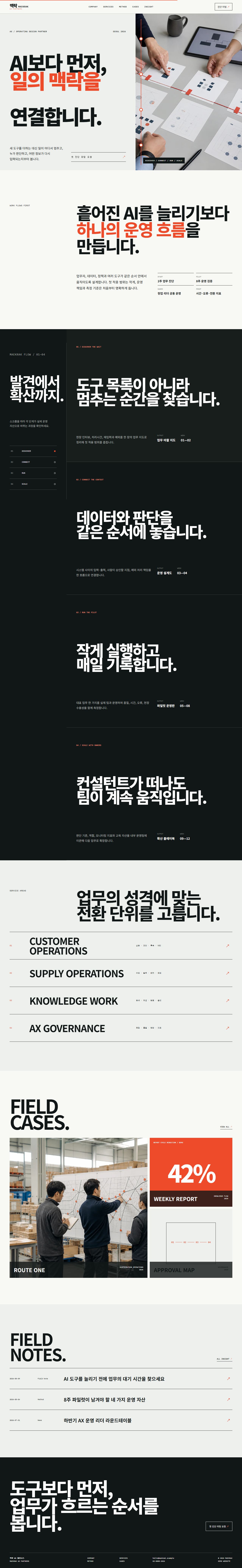 맥락 AX 파트너스 — 업무 전환 컨설팅